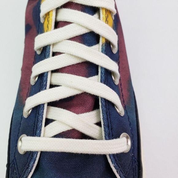 Converse CTAS HI Womens Sz 9.5 Mens Sz 7.5 Blue Purple Sneaker Shoes A02082F - Picture 10 of 13